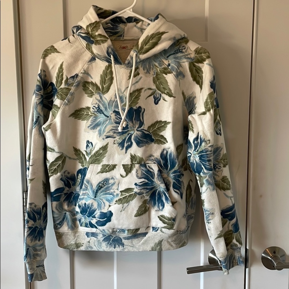 Faherty floral hoodie